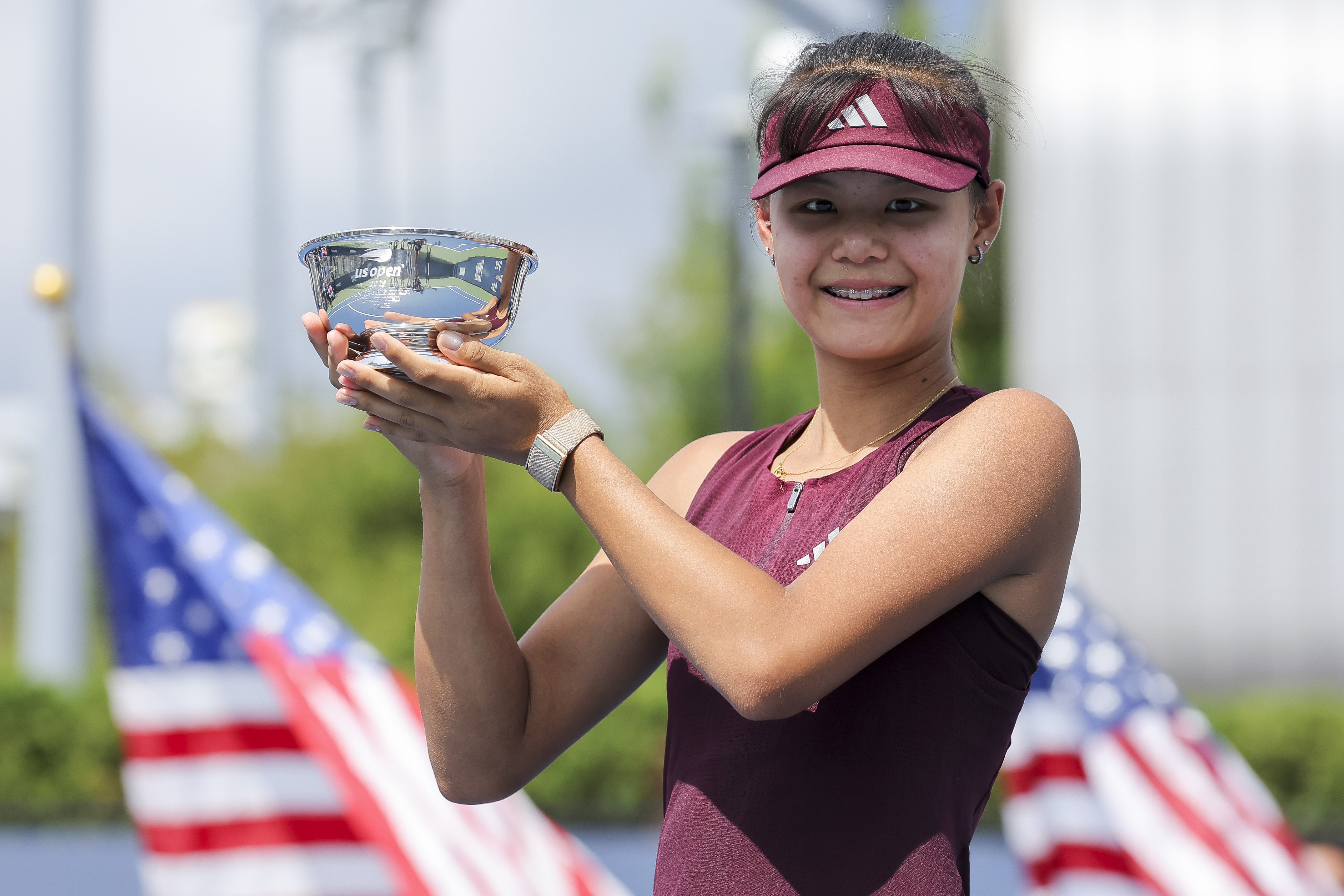 Photo: wtatennis.com Sun Xinran Defeats Pushkareva to Win US Open Girls Singles Title