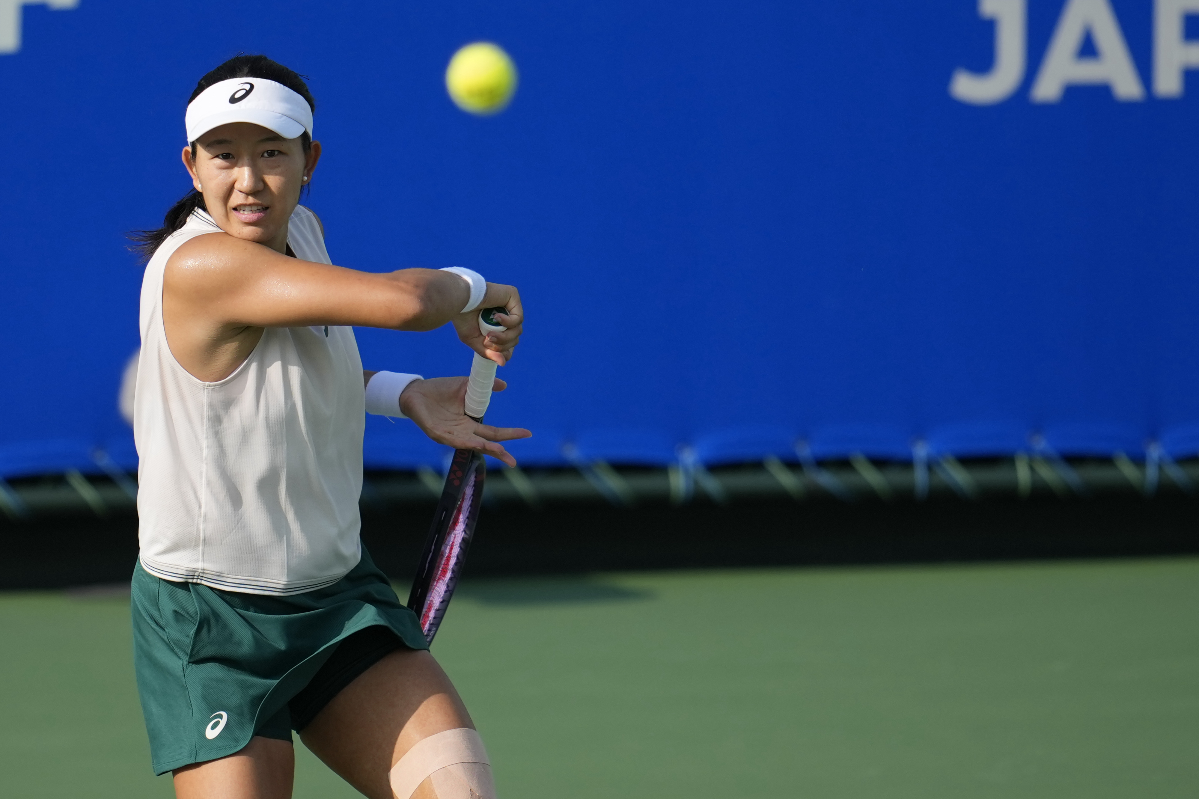 Hot shot: Moyuka Uchijima finds the space to win cat-and-mouse rally in ...