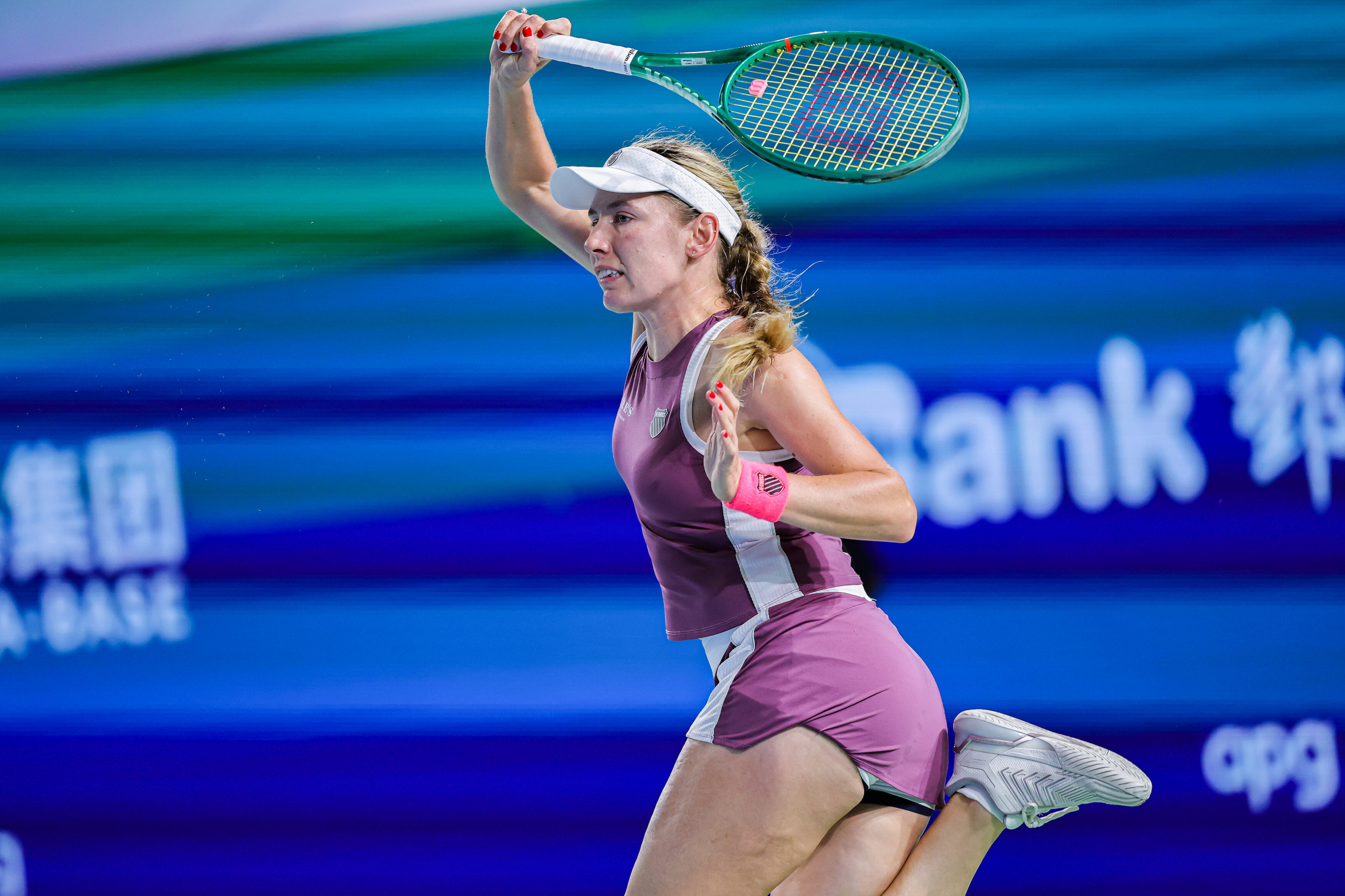 Hot shot: Ekaterina Alexandrova measures the sharpest angles in Ningbo